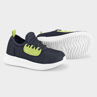 Tenis Flash Azul Marino con Verde
