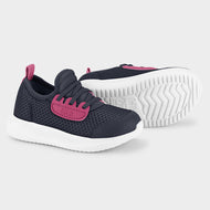 Tenis Flash Azul Marino con Magenta