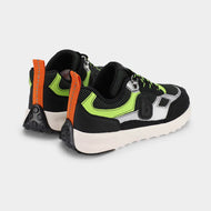 Tenis Jogging Negro con Verde