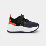 Tenis con Ruedas Skatenis Azul Marino con Negro