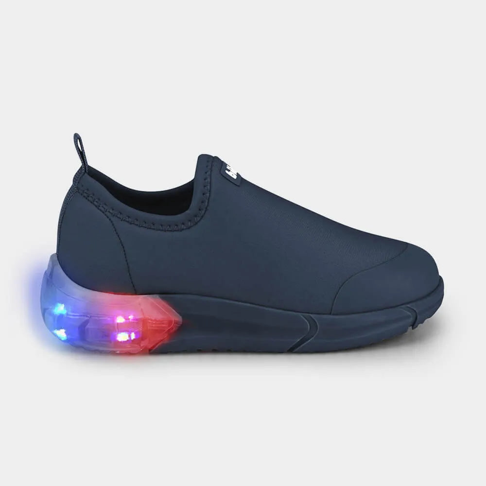Tenis con Luz Space Azul Marino
