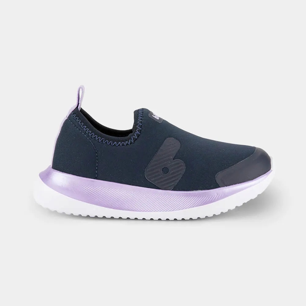 Tenis Flash Azul Marino con Lila