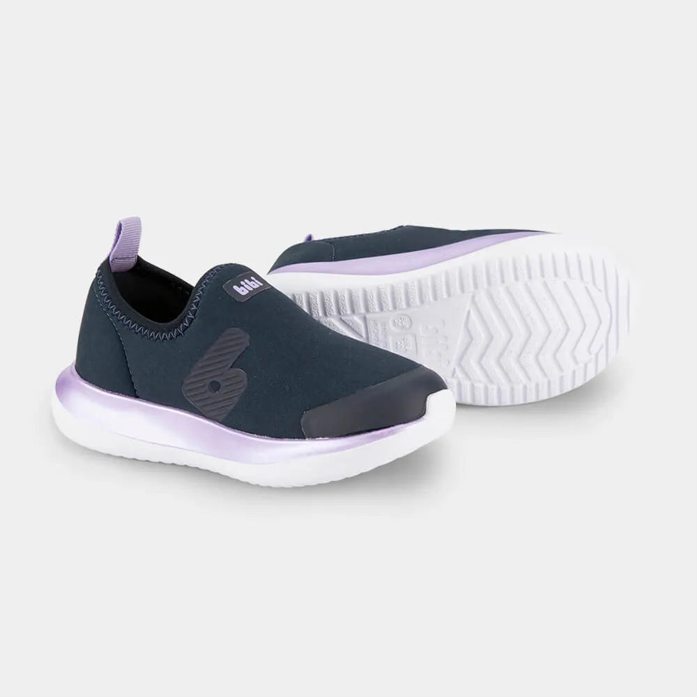 Tenis Flash Azul Marino con Lila