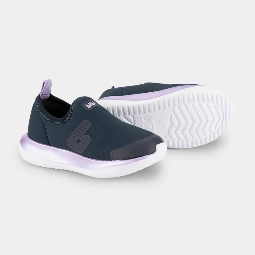 Tenis Flash Azul Marino con Lila
