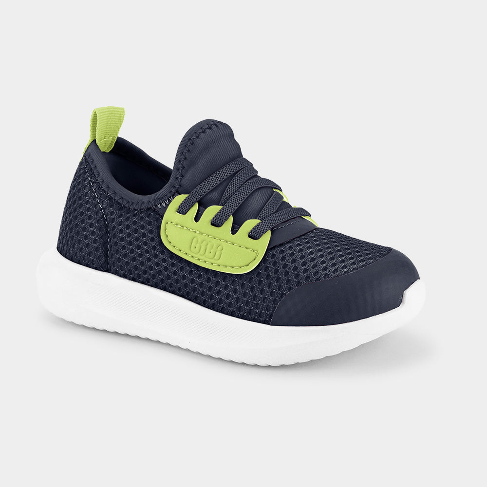 Tenis Flash Azul Marino con Verde