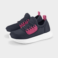Tenis Flash Azul Marino con Magenta