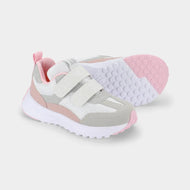 Tenis Jogging Blanco con Rosa