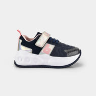 Tenis con Ruedas Skatenis Azul Marino con Rosa