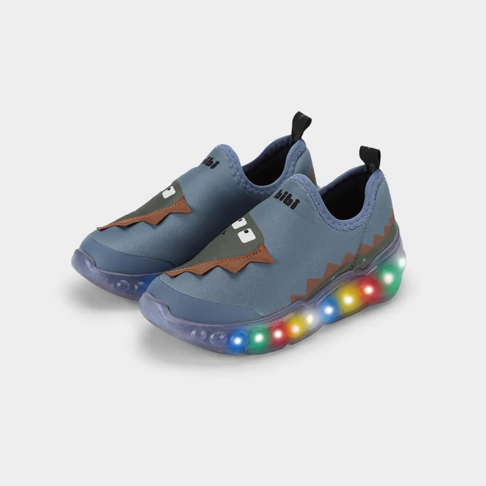 Tenis con Luces Roller Celebration 3.0 Azul con Dino
