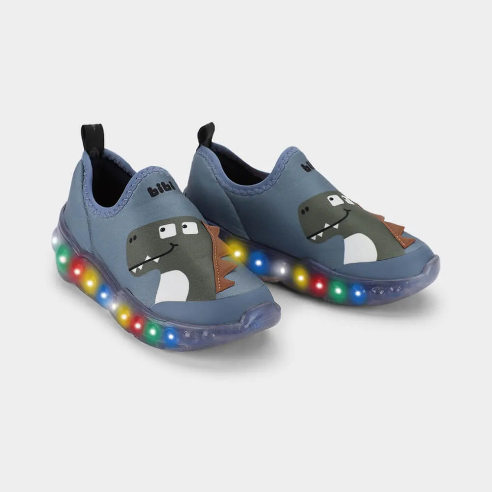 Tenis con Luces Roller Celebration 3.0 Azul con Dino